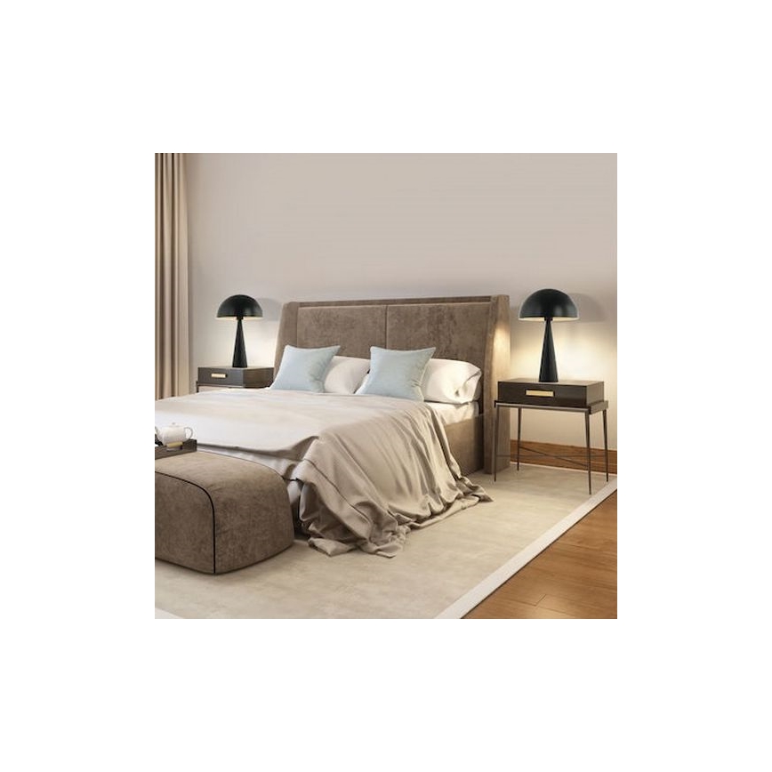 Zambelis 20210 - Настолна лампа 1xE27/25W/230V черна