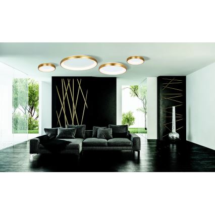 Zambelis 2042 - LED Димируем плафон LED/30W/230V Ø 40 см златист