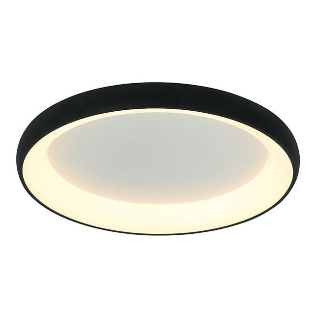 Zambelis 2048 - LED Димируем плафон LED/50W/230V Ø 60 см черен