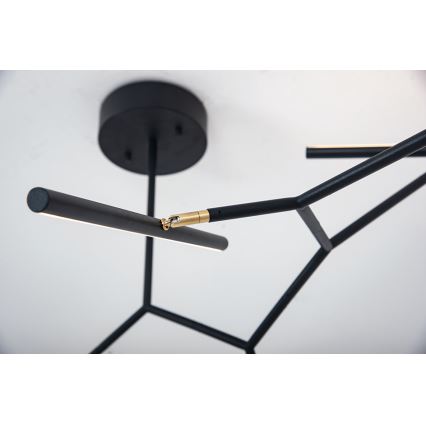 Zambelis 2072 - LED Димируем полилей LED/68W/230V черен