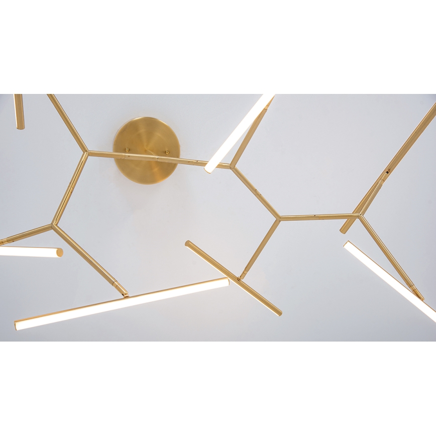 Zambelis 2073 - LED Димируем полилей LED/68W/230V златист