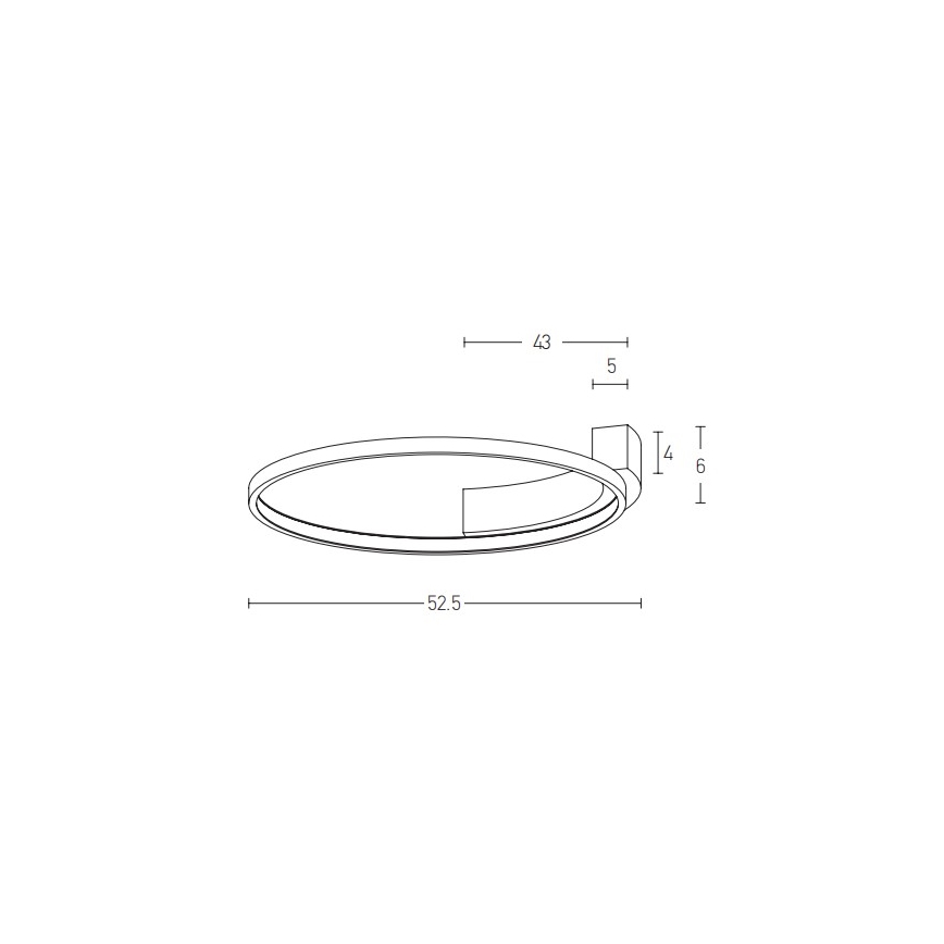 Zambelis 2077 - LED Аплик LED/31W/230V Ø 52,5 cm бял