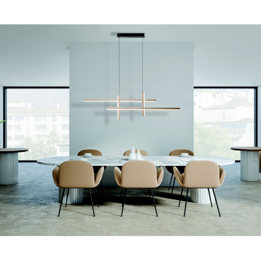 Zambelis 22022 - LED Димируем пендел LED/41W/230V златист
