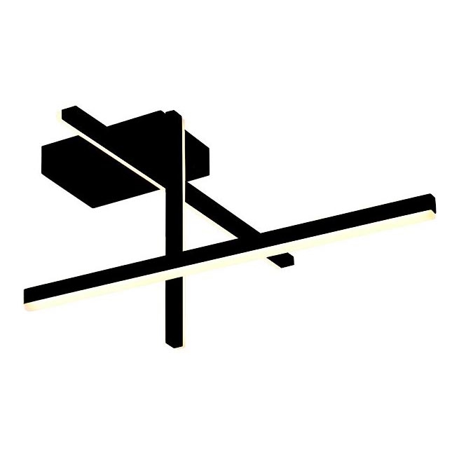 Zambelis 22025 - LED Димируем полилей за повърхностен монтаж LED/25W/230V черен