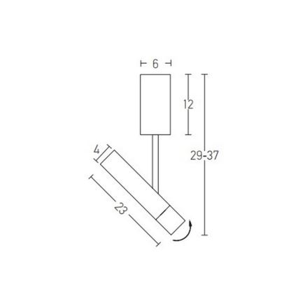 Zambelis 22028 - LED Полилей LED/4W/230V