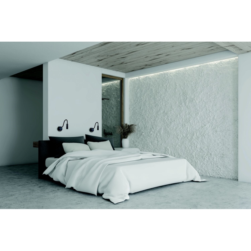 Zambelis 22049 - Гъвкава LED лампа LED/3W/230V CRI90 черна