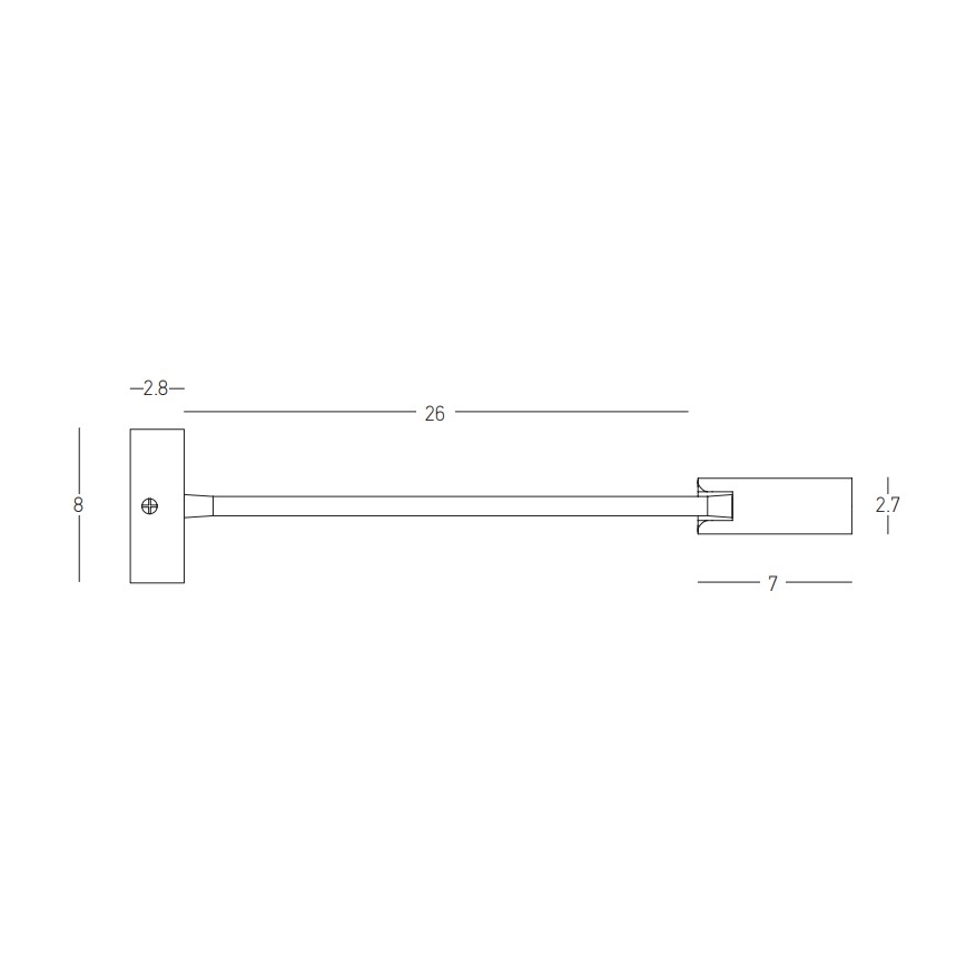 Zambelis 22050 - LED Аплик LED/3W/230V CRI90 бял