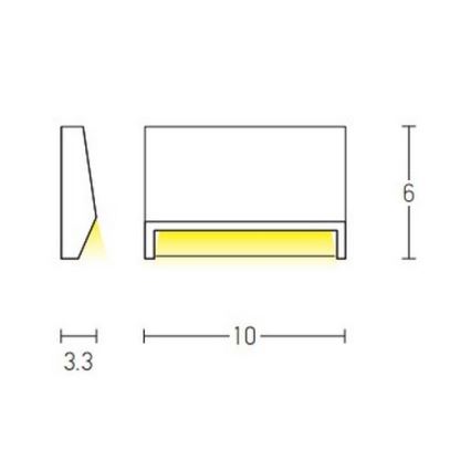 Zambelis E181 - LED Екстериорна лампа за стълбище LED/1,5W/230V IP54 антрацит