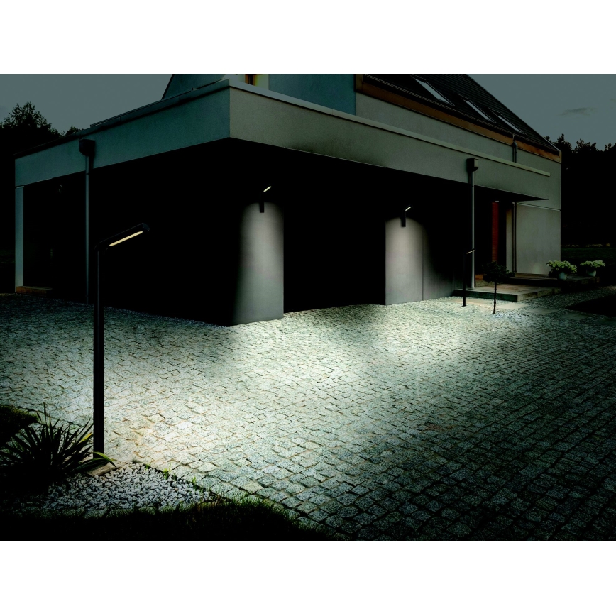 Zambelis E206 - LED Екстериорна лампа LED/10W/230V IP54 антрацит
