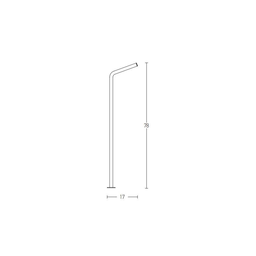 Zambelis E206 - LED Екстериорна лампа LED/10W/230V IP54 антрацит
