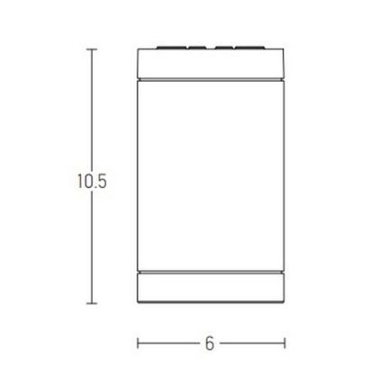 Zambelis E219 - Екстериорен спот 1xGU10/7W/230V IP54 черен
