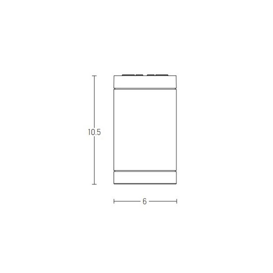 Zambelis E219 - Екстериорен спот 1xGU10/7W/230V IP54 черен