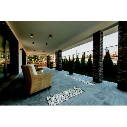 Zambelis E219 - Екстериорен спот 1xGU10/7W/230V IP54 черен