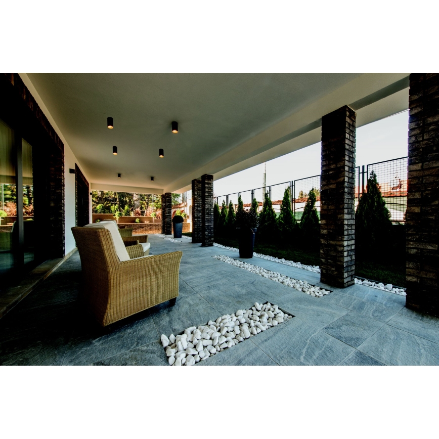 Zambelis E219 - Екстериорен спот 1xGU10/7W/230V IP54 черен