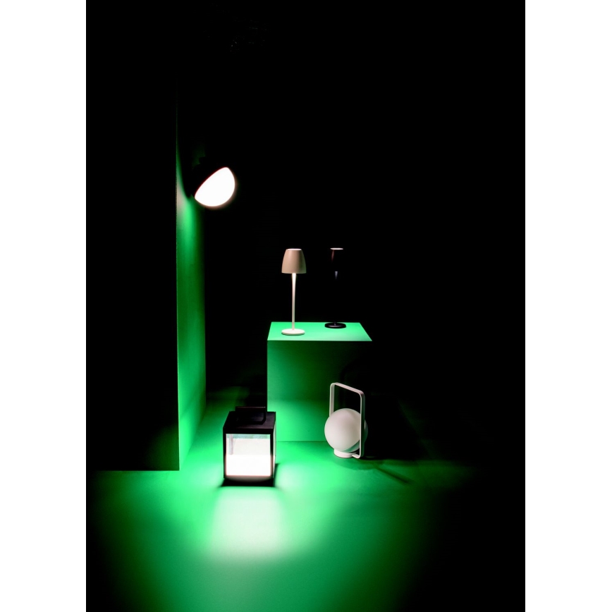 Zambelis E233 - LED регулируема външна лампа LED/1,5W/3,7V 2600 mAh IP44 черна