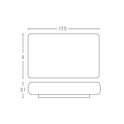 Zambelis E239 - LED Екстериорен аплик 2xLED/6W/230V IP65 антрацит