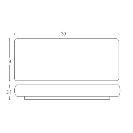 Zambelis E240 - LED Екстериорен аплик 2xLED/10W/230V IP65 антрацит