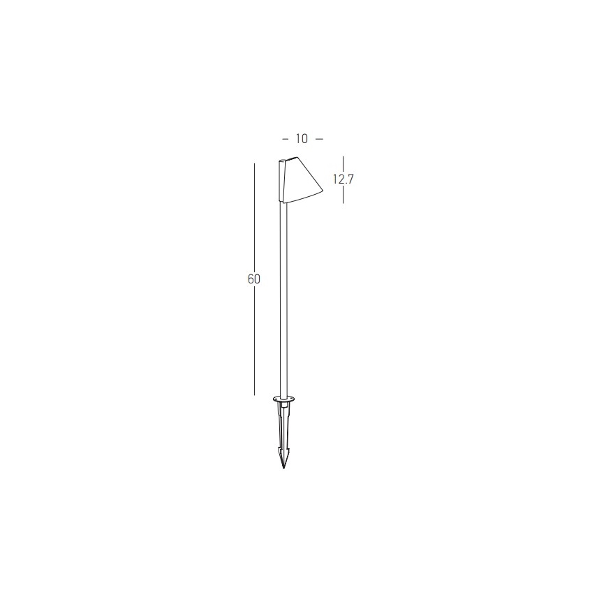 Zambelis E281 - Екстериорна лампа 1xGU10/20W/230V IP65 антрацит