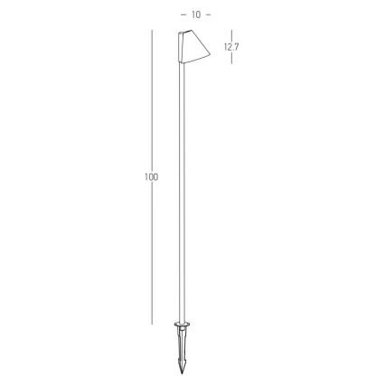Zambelis E282 - Екстериорна лампа 1xGU10/20W/230V IP65 антрацит