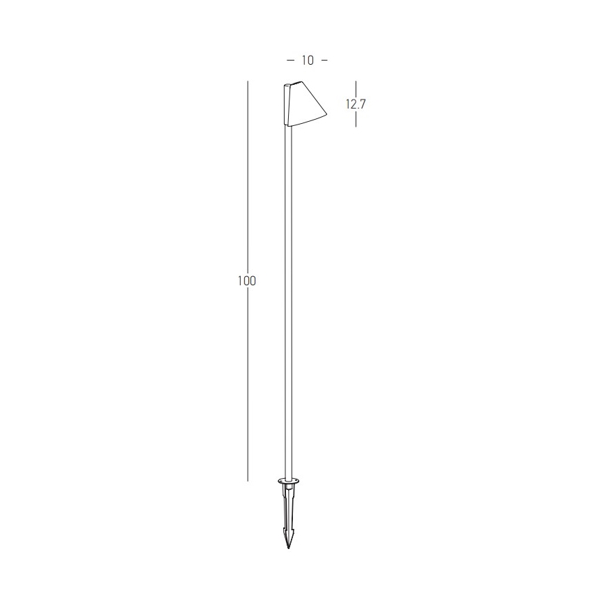 Zambelis E282 - Екстериорна лампа 1xGU10/20W/230V IP65 антрацит