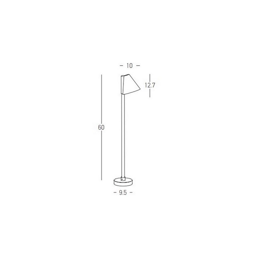 Zambelis E283 - LED Екстериорна лампа LED/6W/230V IP65 антрацит