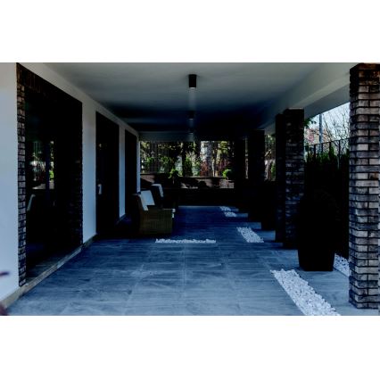 Zambelis E309 - Екстериорен спот 1xGU10/7W/230V IP54 черен