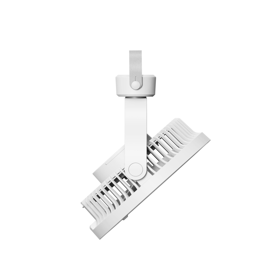 Зареждащ се настолен вентилатор с LED осветление 8W/3,7V 2400 mAh бял