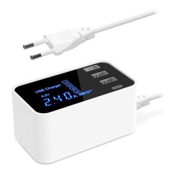 Зареждаща станция 3xUSB A + 1xUSB C