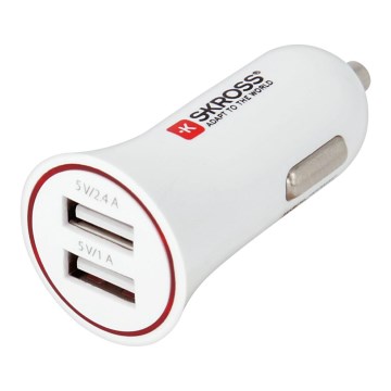 Зарядно за Автомобил 2xUSB/3400mA/12-24V/5V
