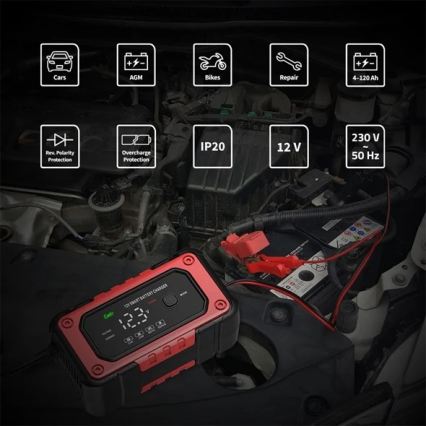 Зарядно за акумулатори 90W/230V