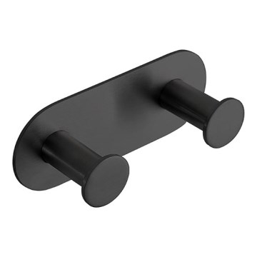 Закачалка 11,5x4,5 cm неръждаема стомана/черна