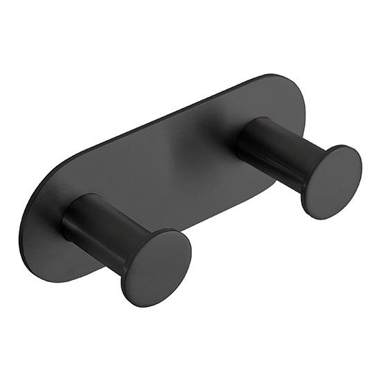 Закачалка 11,5x4,5 cm неръждаема стомана/черна