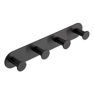 Закачалка 25,5x4,5 см неръждаема стомана/черна