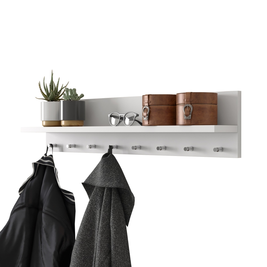 Закачалка с рафт 18x80 cм бяла