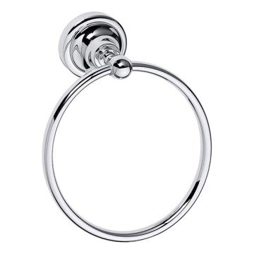 Закачалка за кърпи 16x19 см, сребриста