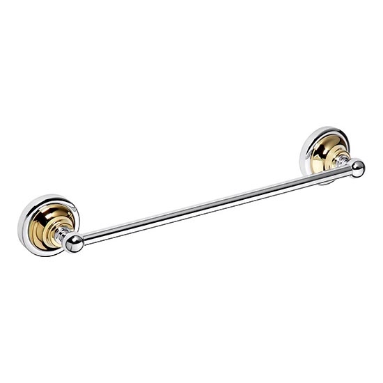 Закачалка за кърпи 36,5x6,5 см сребърна/златна