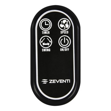 ZEVENTI - Дистанционно управление за вентилатори FREEZE черен