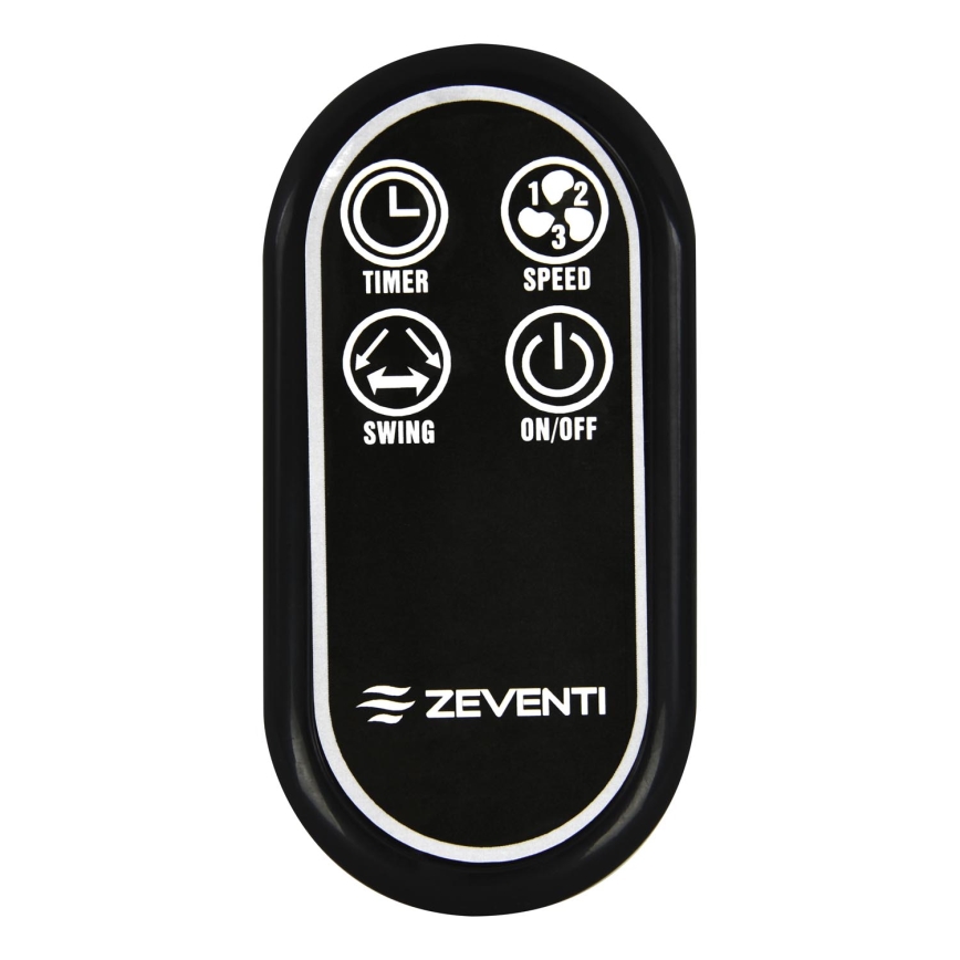 ZEVENTI - Дистанционно управление за вентилатори FREEZE черен