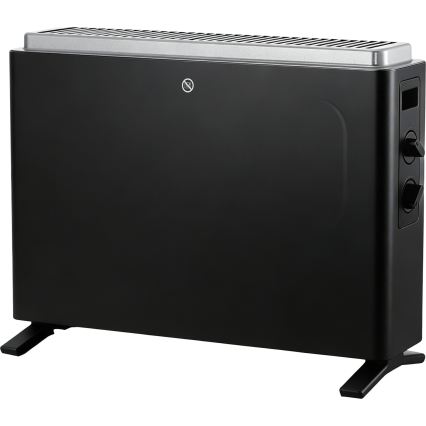 ZEVENTI - Електрически директен нагревател/конвектор 800/1200/2000W/230V черен