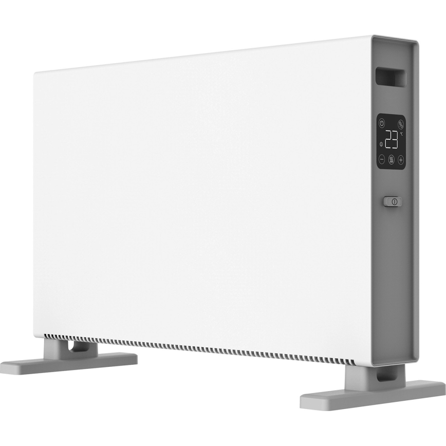 ZEVENTI - Електрически нагревател/конвектор с LCD дисплей  1250/2000W/230V бял + дистанционно управление
