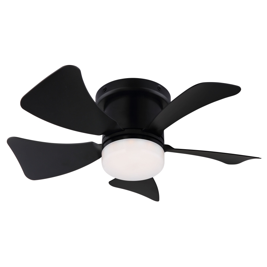 ZEVENTI - LED регулируем таванен вентилатор MUNDAKA LED/10W/230V 3000-6500K черен + дистанционно управление