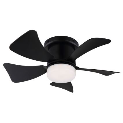 ZEVENTI - LED регулируем таванен вентилатор MUNDAKA LED/10W/230V 3000-6500K черен + дистанционно управление