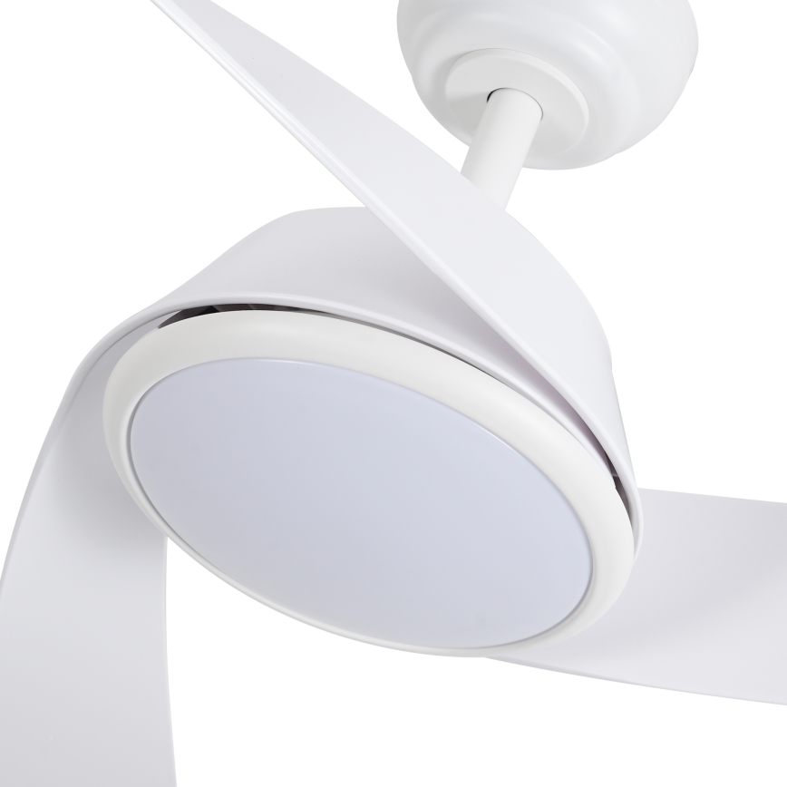 ZEVENTI - LED димируем таванен вентилатор AERYS LED/24W/230V 3000/4000/6000K Wi-Fi Tuya бял + дистанционно управление