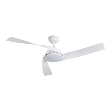 ZEVENTI - LED димируем таванен вентилатор AERYS LED/24W/230V 3000/4000/6000K Wi-Fi Tuya бял + дистанционно управление
