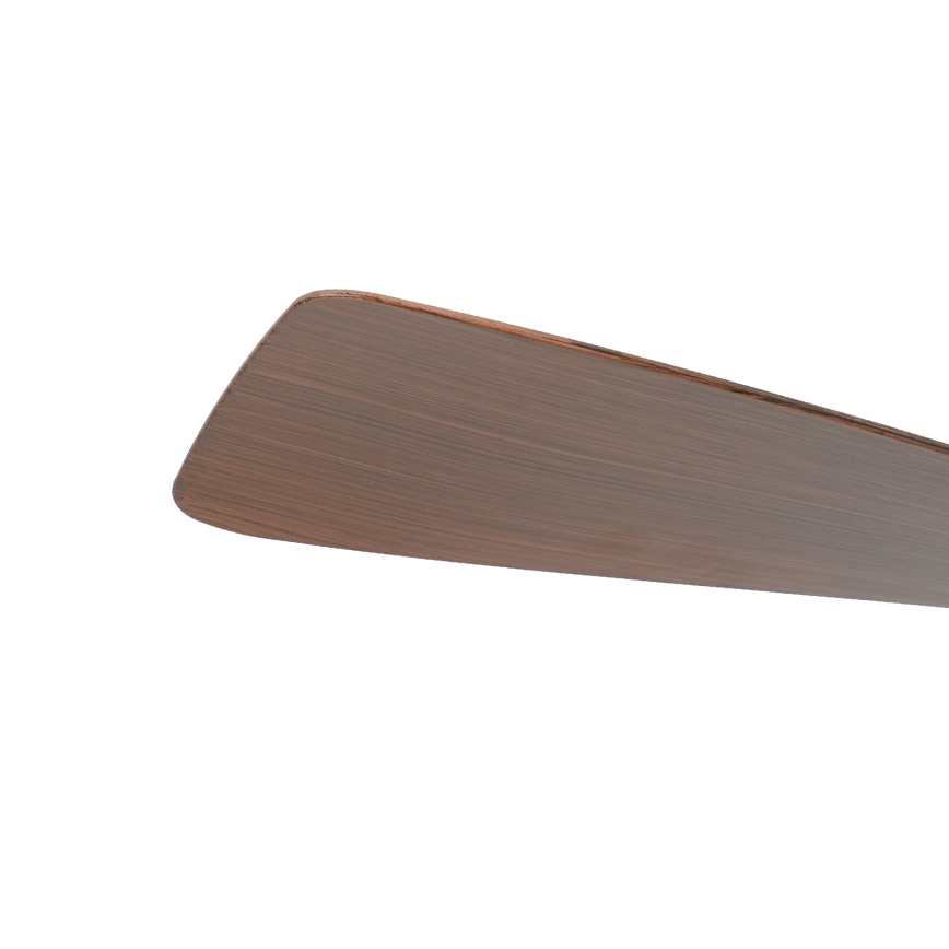 ZEVENTI - Димируем таванен вентилатор AERYS LED/24W/230V 3000/4000/6000K Wi-Fi Tuya черен/орех + дистанционно управление