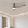 ZEVENTI - LED таванен вентилатор BARROSA LED/18W/230V 3000/4000/6000K Wi-Fi Tuya бежов + дистанционно управление