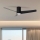 ZEVENTI - LED таванен вентилатор BARROSA LED/18W/230V 3000/4000/6000K Wi-Fi Tuya черен + дистанционно управление