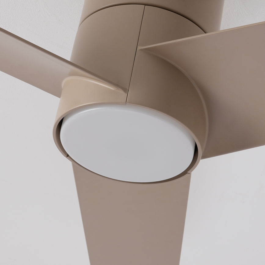 ZEVENTI - LED таванен вентилатор BARROSA LED/18W/230V 3000/4000/6000K Wi-Fi Tuya бежов + дистанционно управление