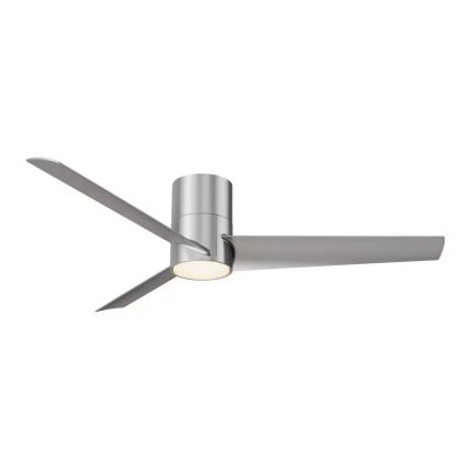 ZEVENTI - LED таванен вентилатор BARROSA LED/18W/230V 3000/4000/6000K Wi-Fi Tuya мат хром + дистанционно управление
