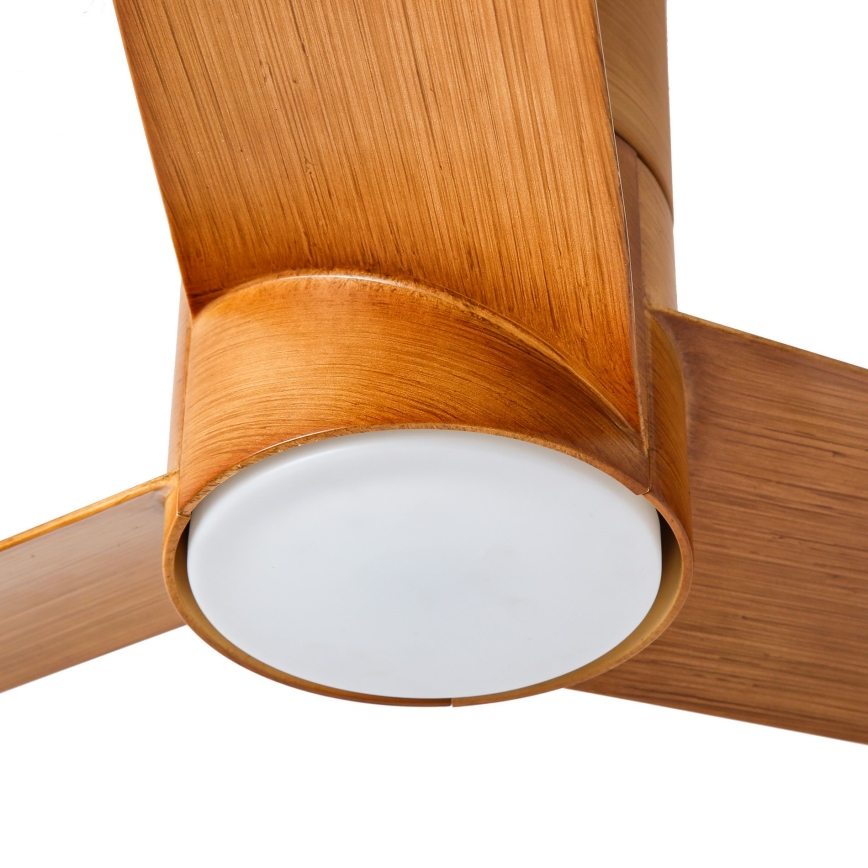 ZEVENTI - LED таванен вентилатор BARROSA LED/18W/230V 3000/4000/6000K Wi-Fi Tuya кафяв + дистанционно управление